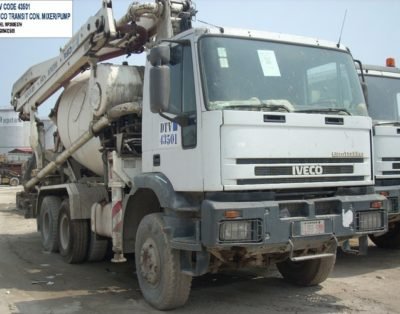 Mobile concrete pump